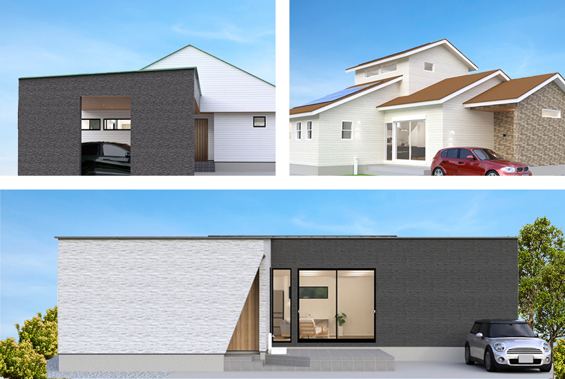 3棟の外観イメージ